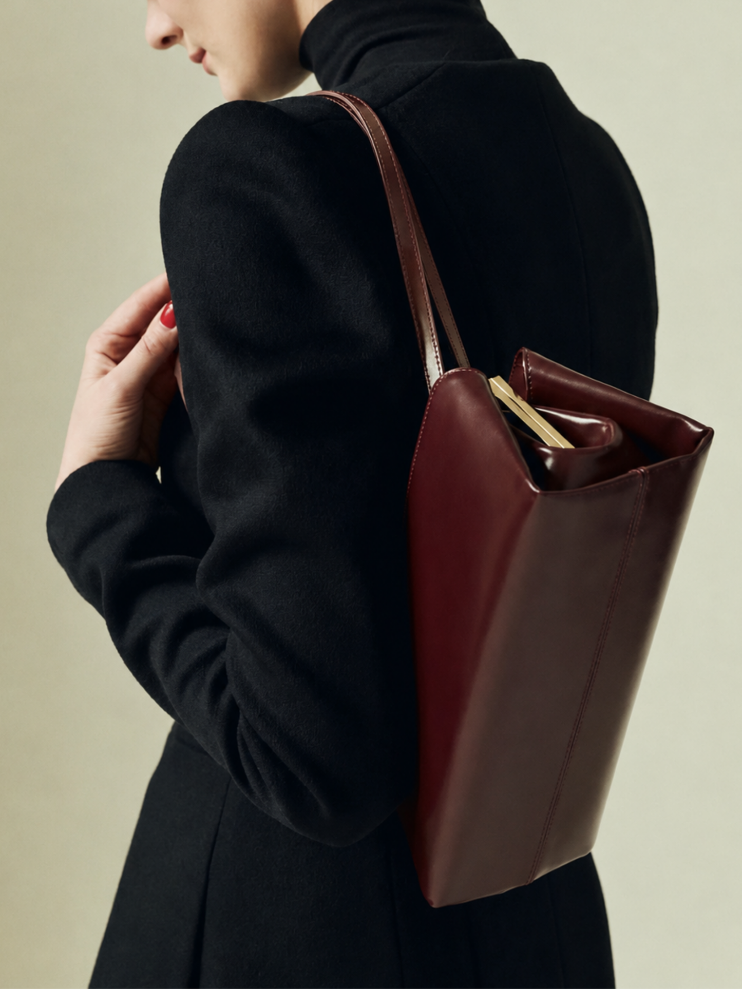 Ella 3 in 1 Bag in Deep Burgundy