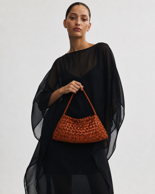 Jada Handcrafted Bag in Tan