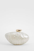 Ira Clutch Bag in White