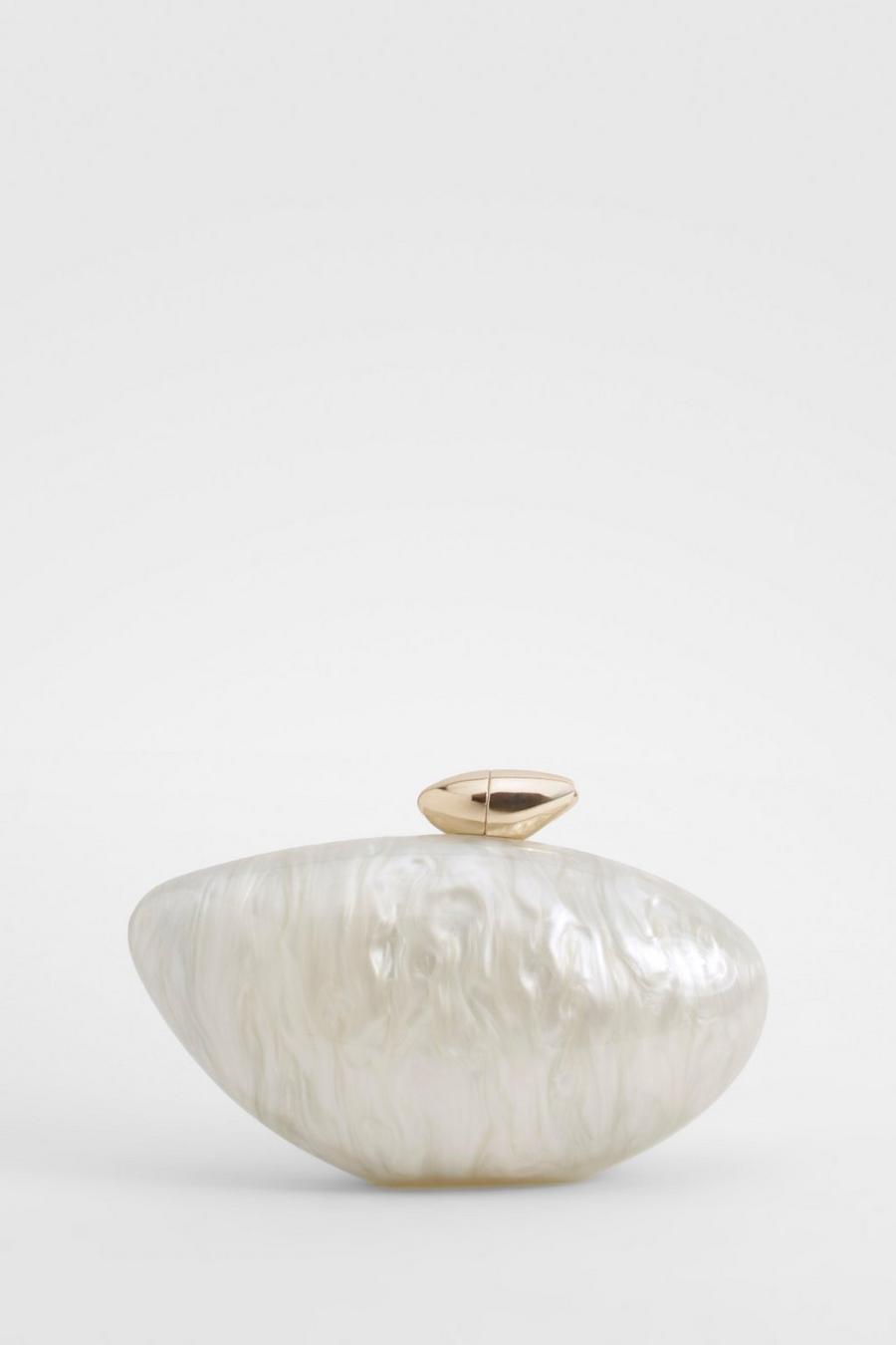Ira Clutch Bag in White