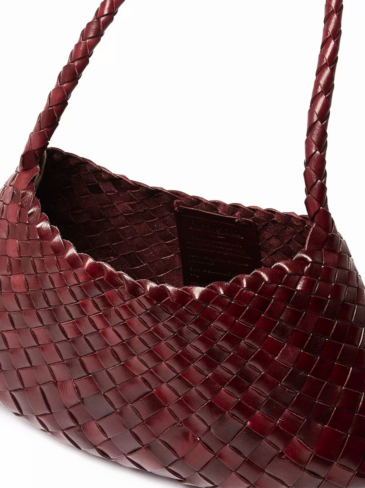 Jada Handcrafted Bag in Deep Burgundy