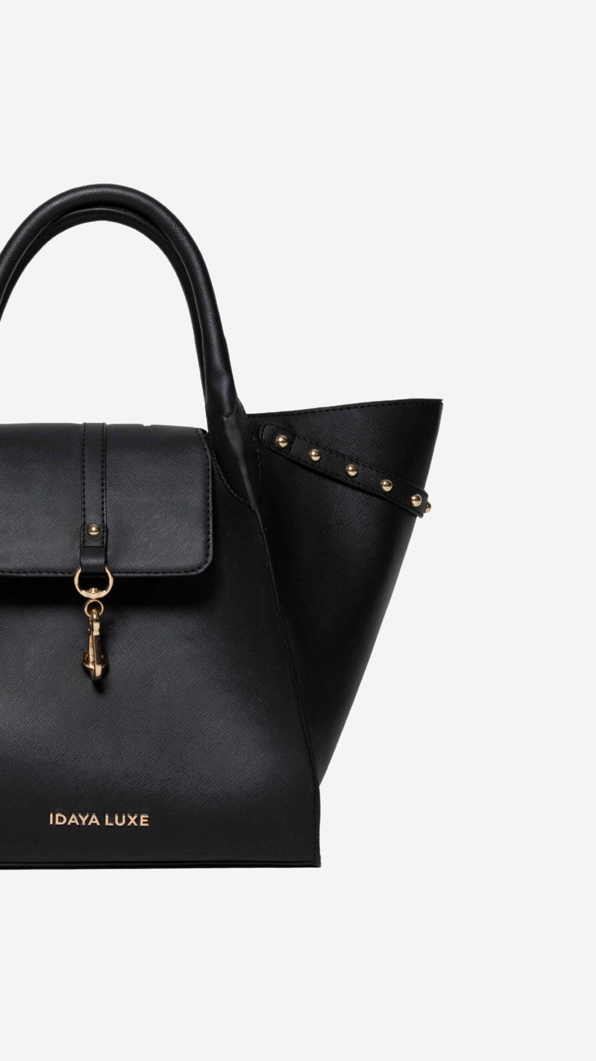 Jada Studded Bag in Black - Idaya Luxe