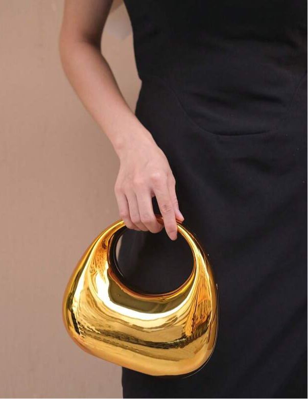 Zerene Clutch in Golden (Mid) - Idaya Luxe