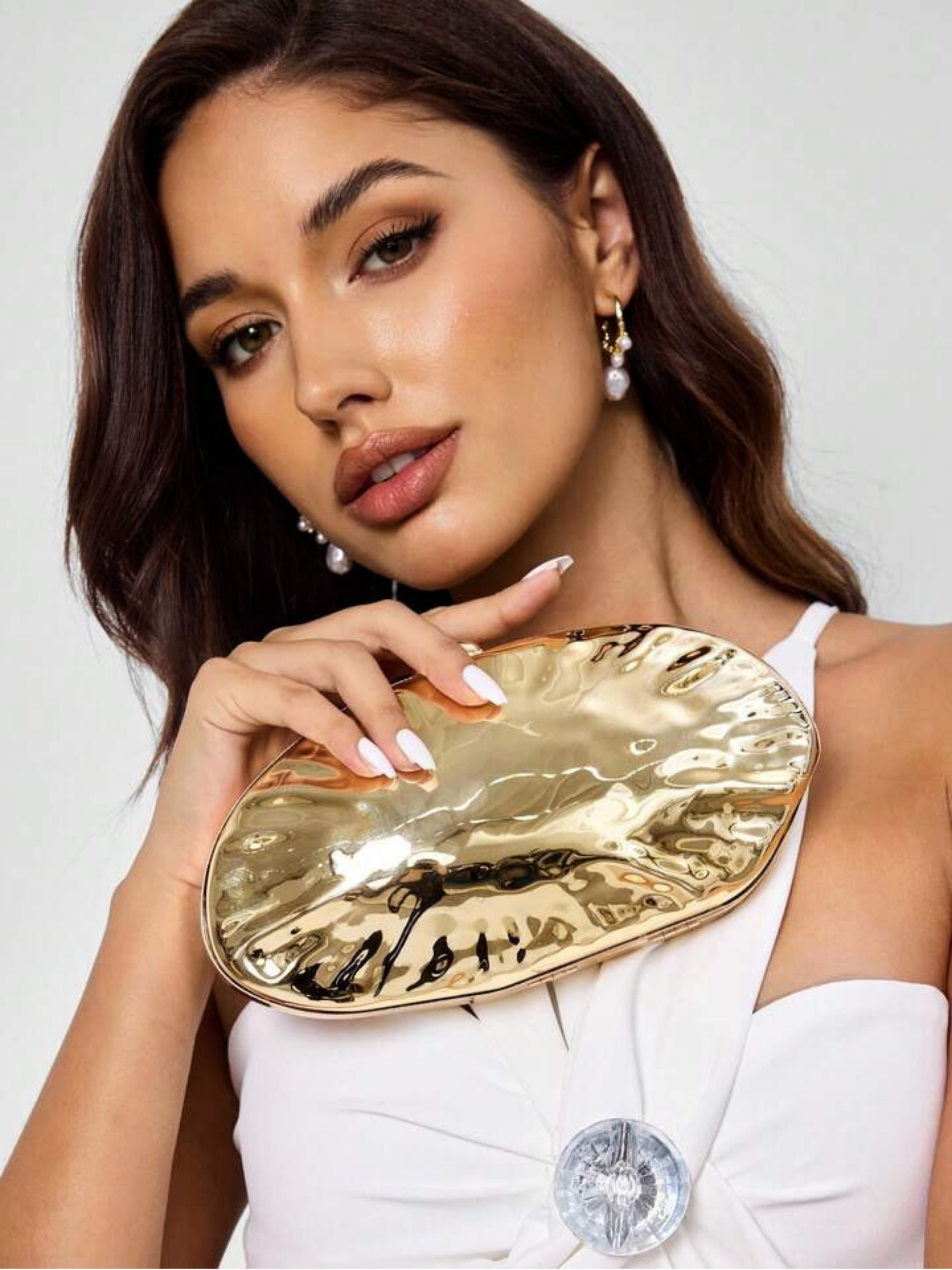 Sienna Clutch in Golden