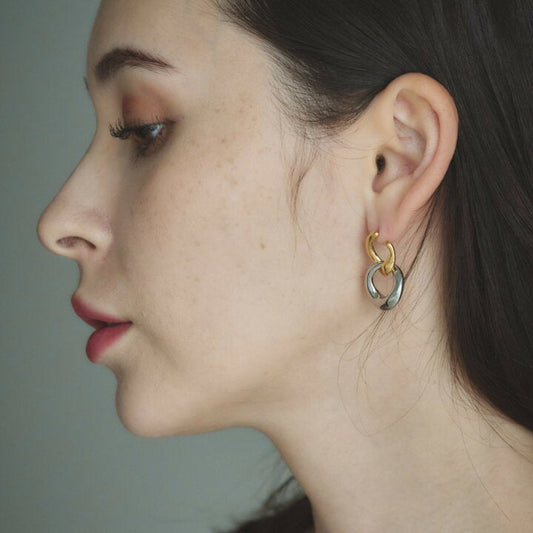 Kai Dual Tone Earrings