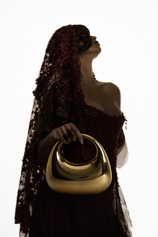 Zerene Clutch in Golden (Mid) - Idaya Luxe