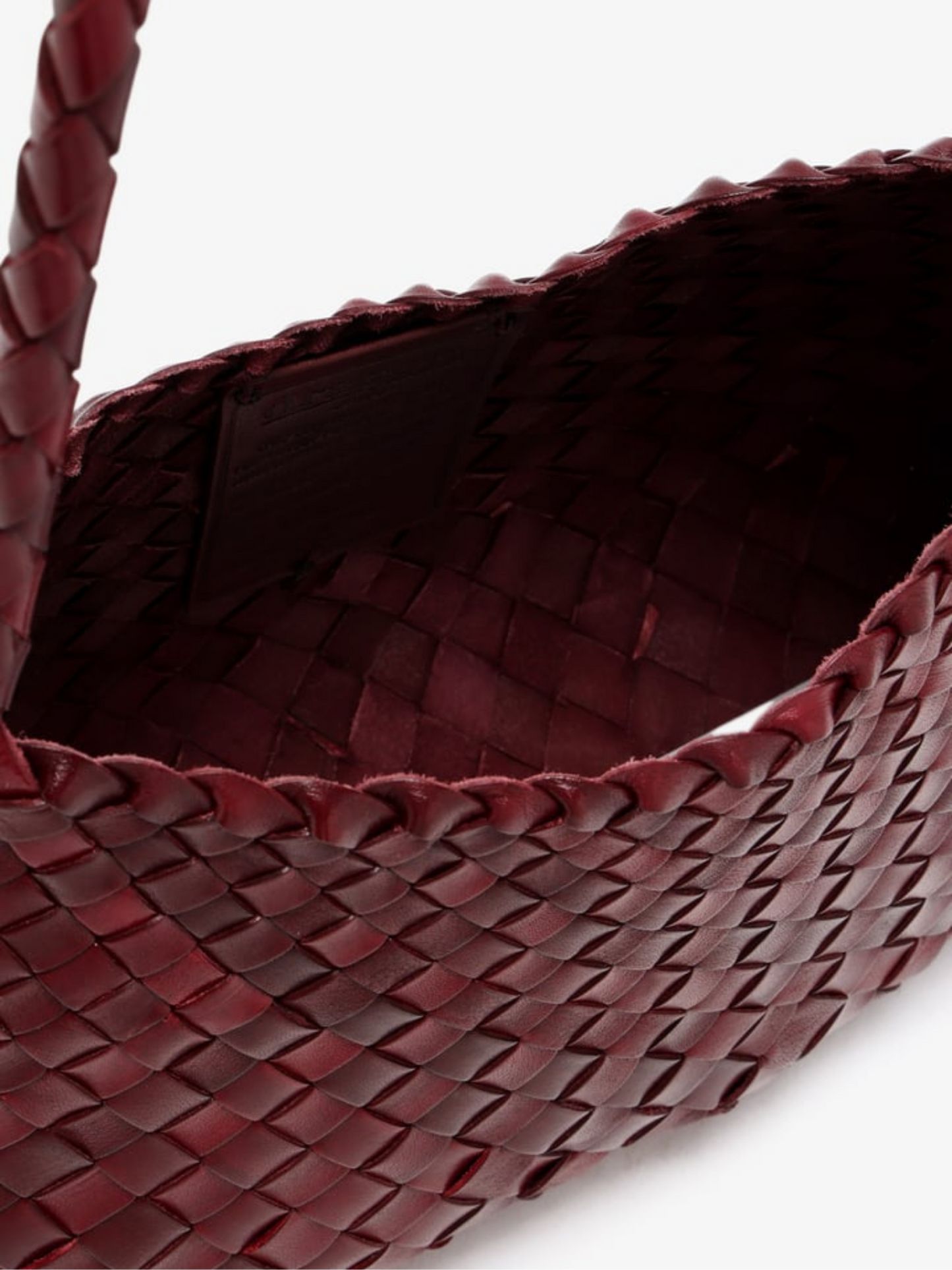 Jada Handcrafted Bag in Deep Burgundy