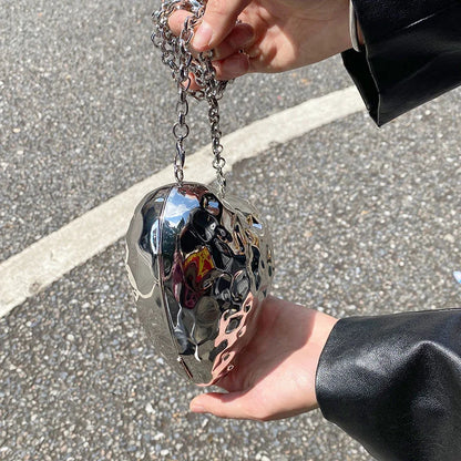 Cheri Clutch in Silver - Idaya Luxe