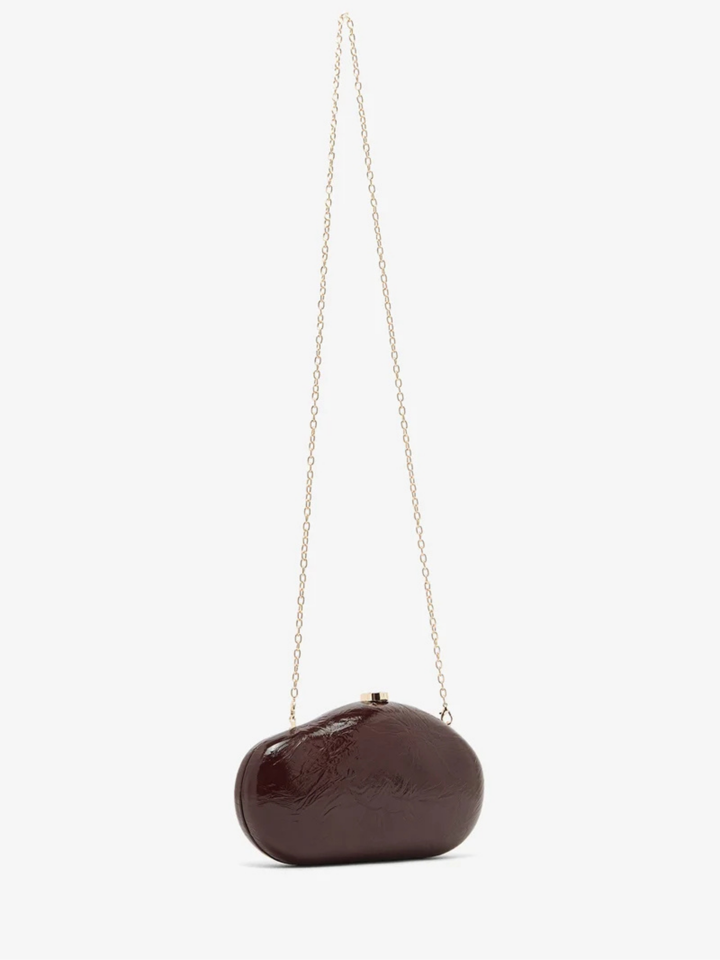 Oro Clutch Bag in Burgundy
