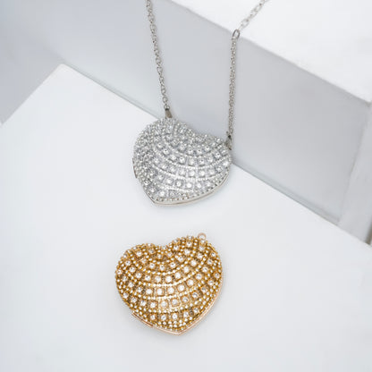 Avya Clutch Bag in Silver - Idaya Luxe