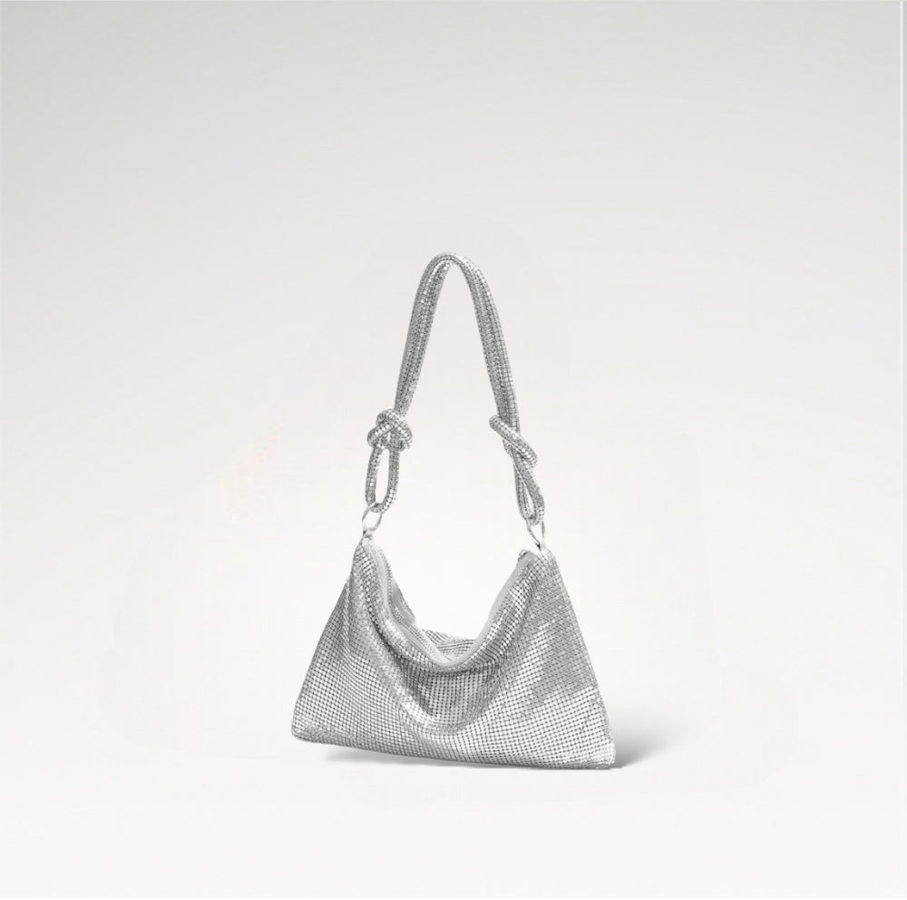 Fia Bag in Silver - Idaya Luxe