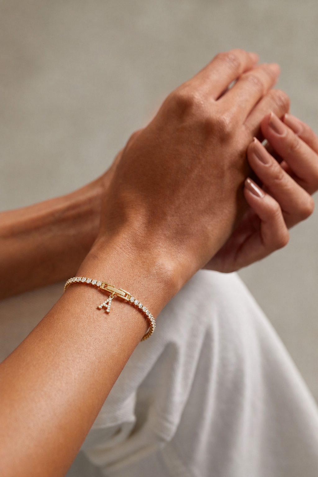 Alina Initial Bracelet - Idaya Luxe