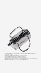 Zoro Shoulder Bag in Silver