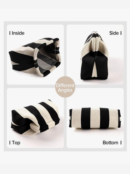 Kylo Clutch (B&W stripes)