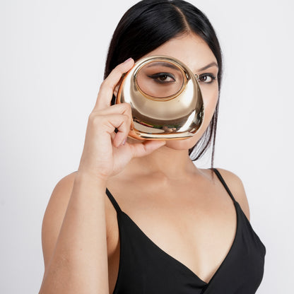 Mini Zerene Clutch in Golden - Idaya Luxe