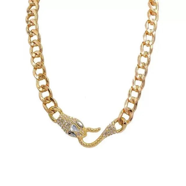 Luxe Serpant Chain in Gold - Idaya Luxe