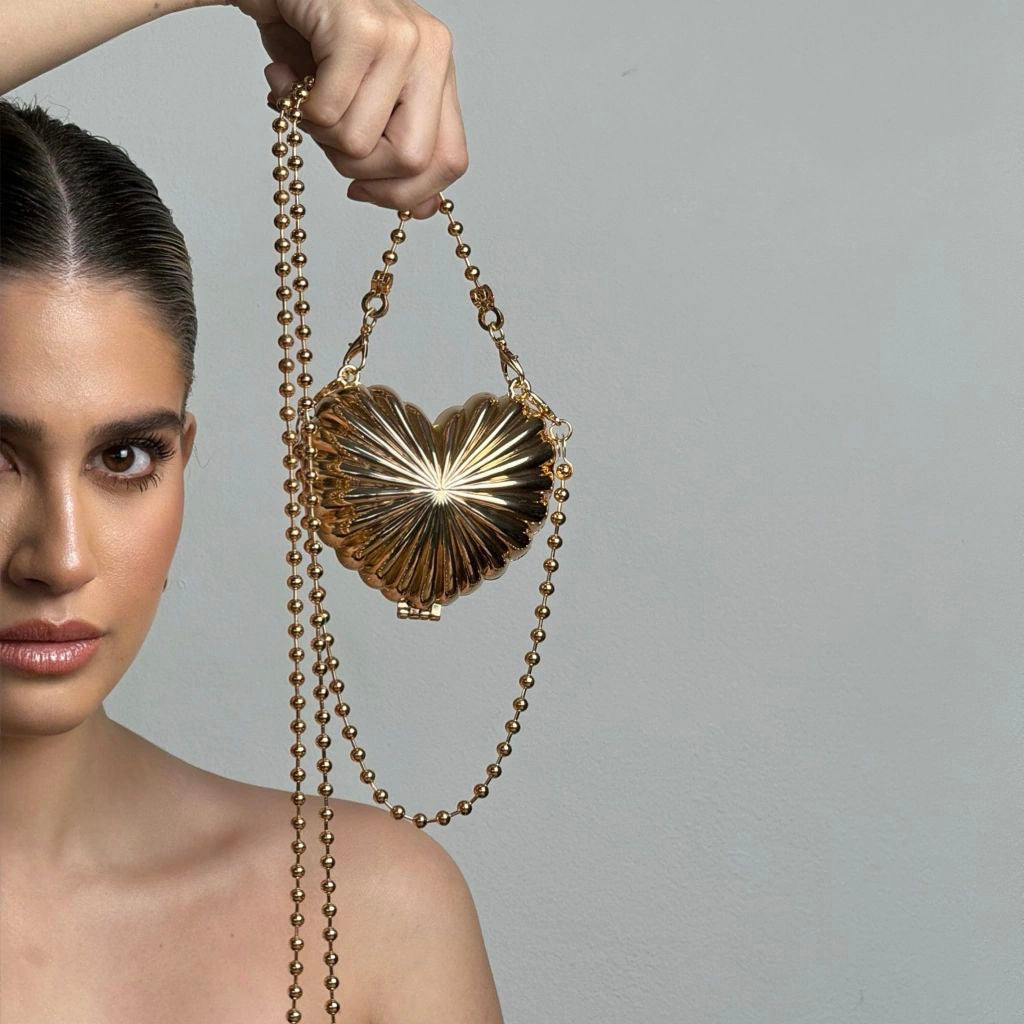 Amour Clutch in Golden - Idaya Luxe