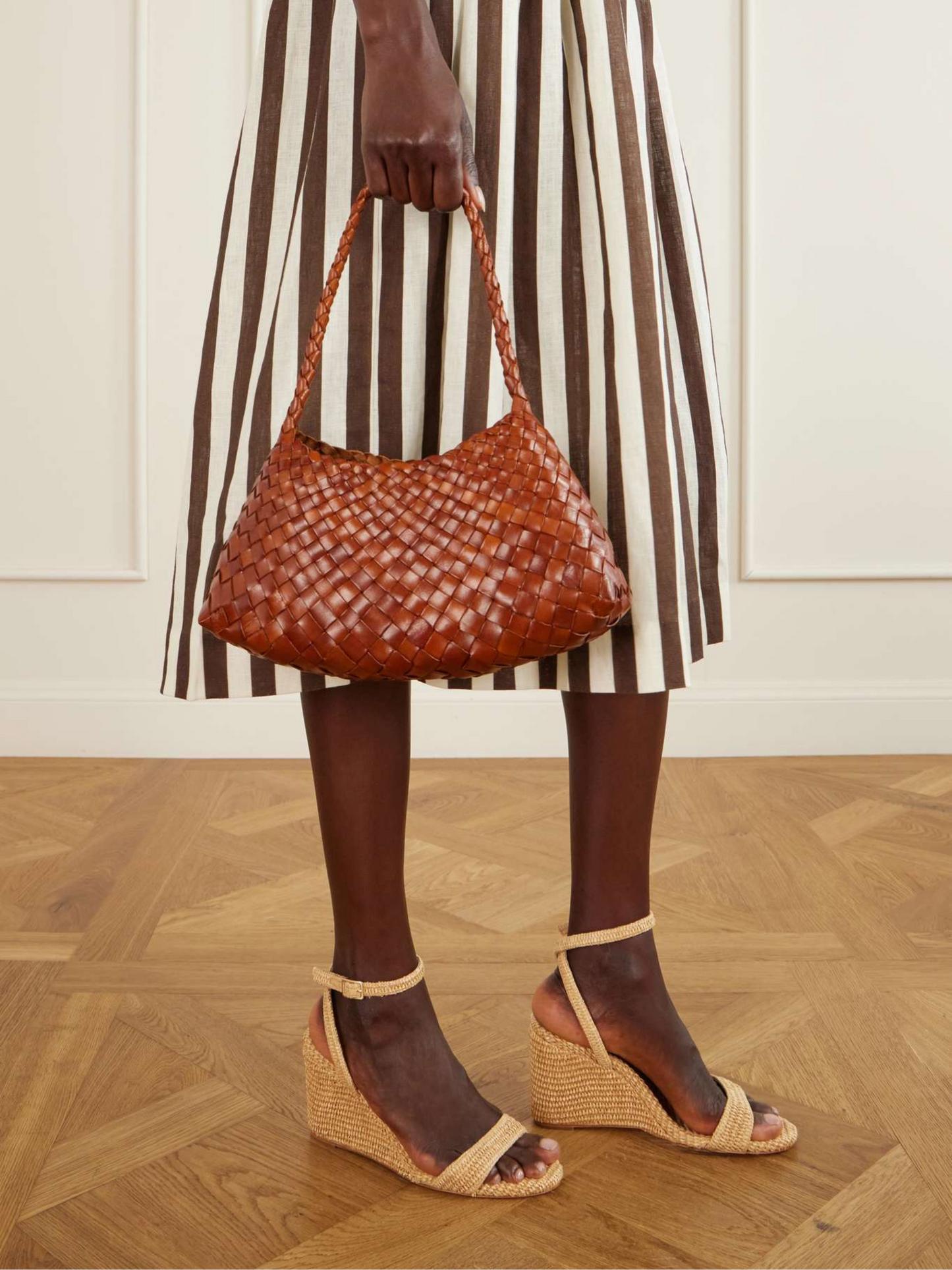 Jada Handcrafted Bag in Tan