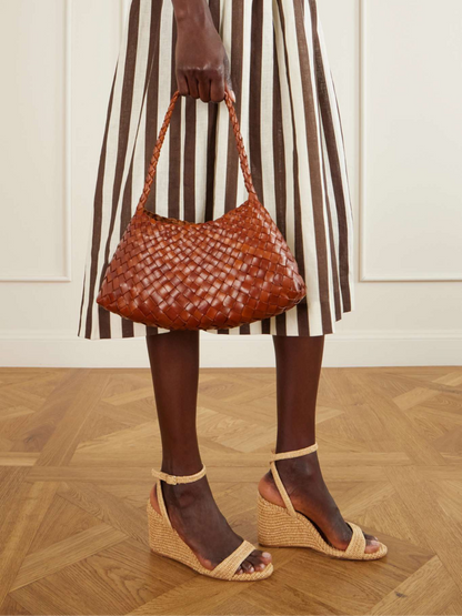 Jada Handcrafted Bag in Tan