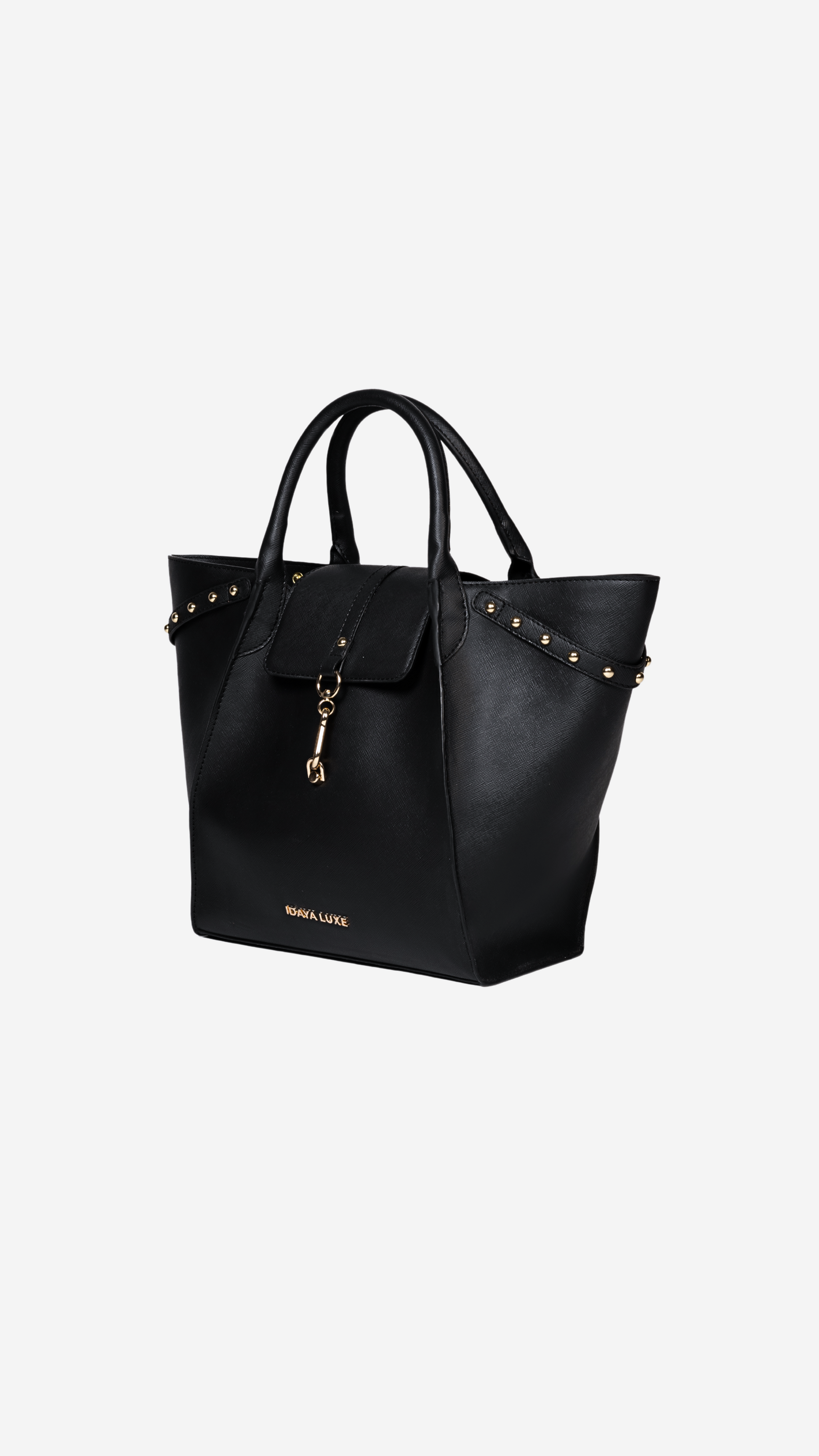 Jada Studded Bag in Black - Idaya Luxe