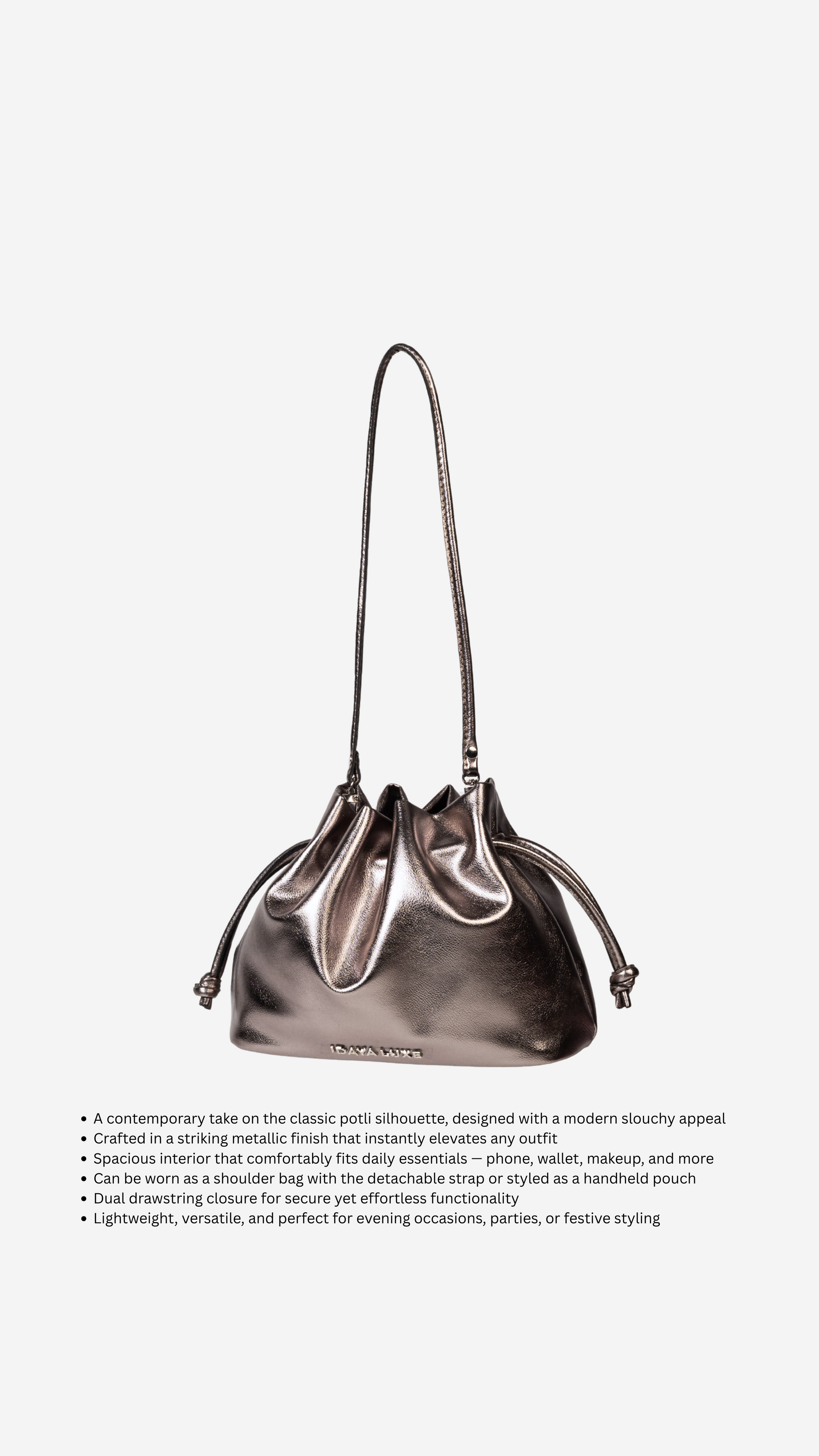 Nyx Bag in Gunmetal