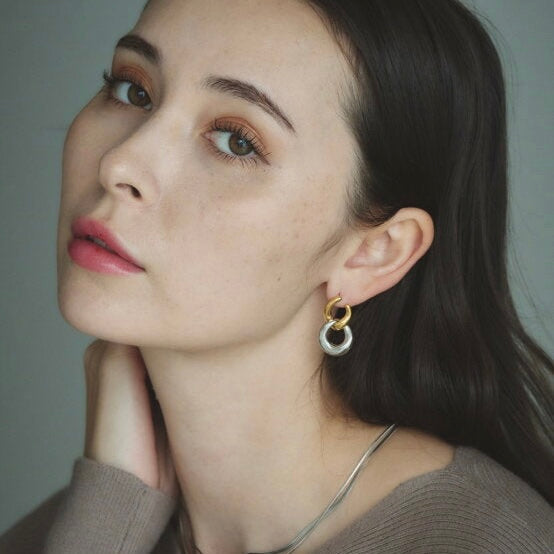 Kai Dual Tone Earrings