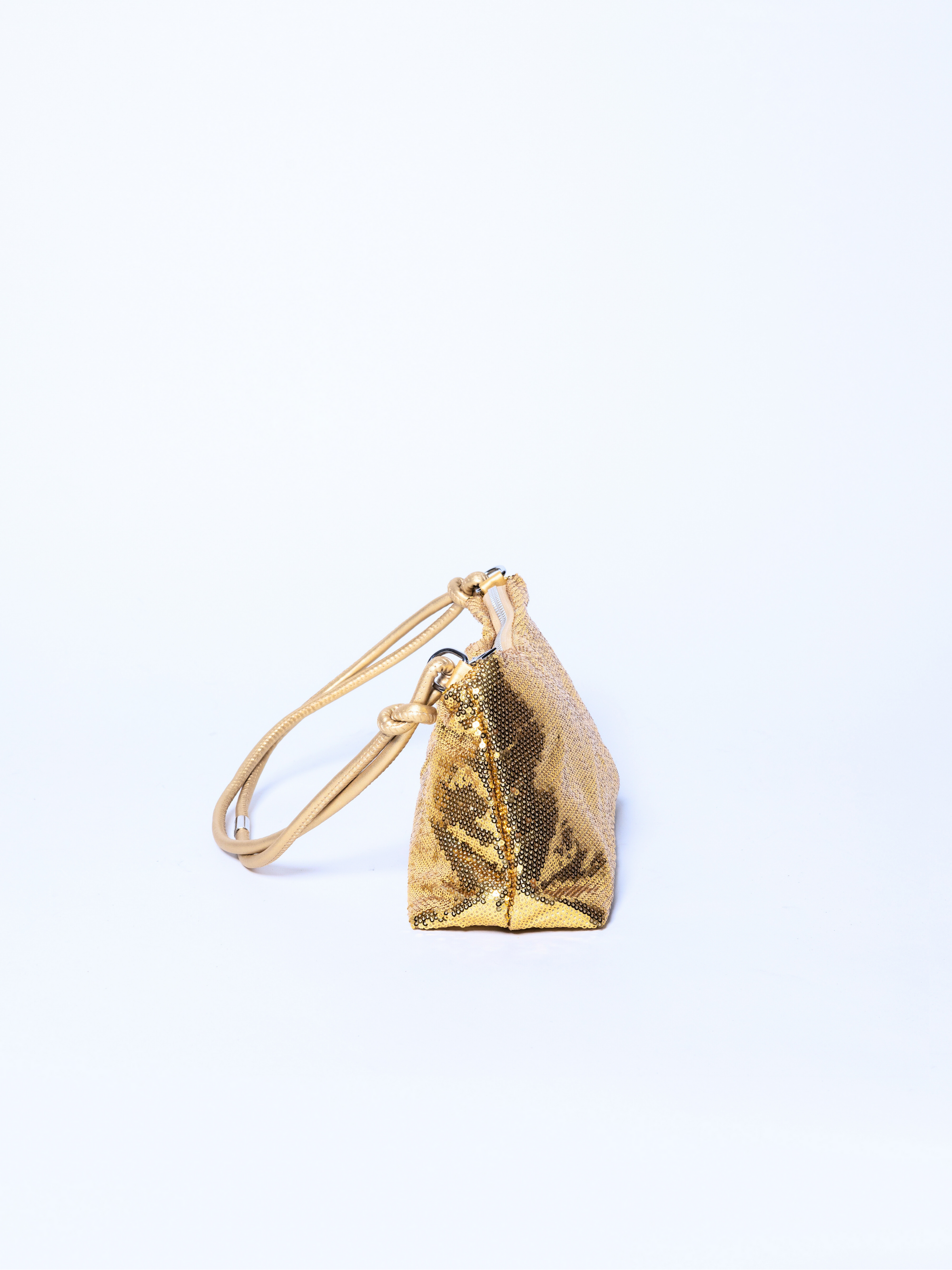 Aurora Sequins Bag in Golden