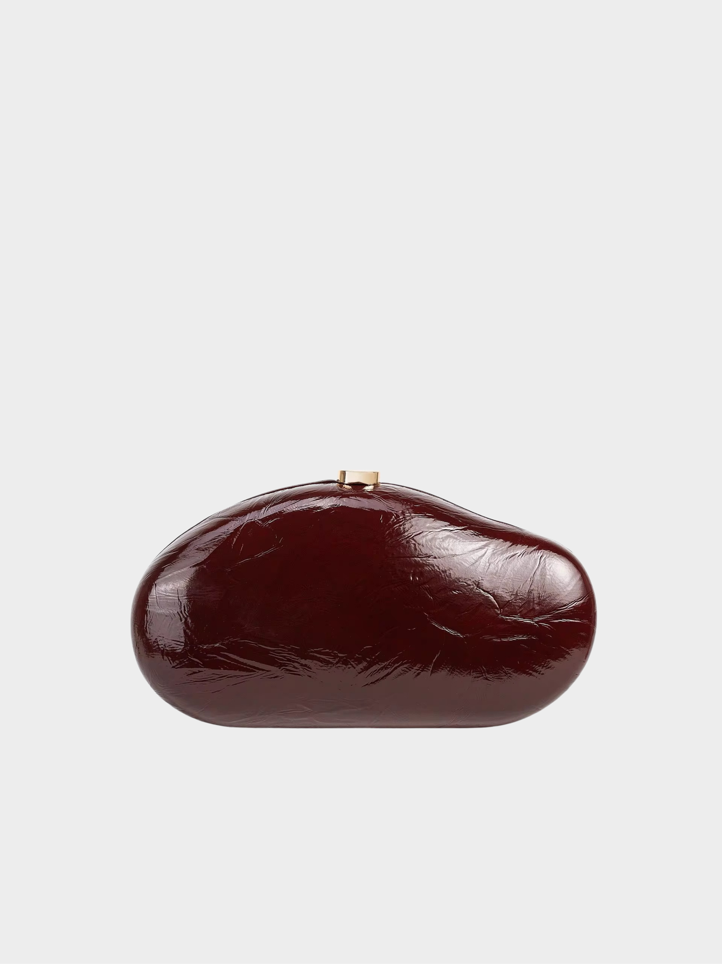 Oro Clutch Bag in Burgundy