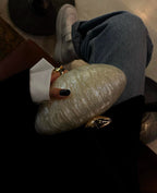 Ira Clutch Bag in White
