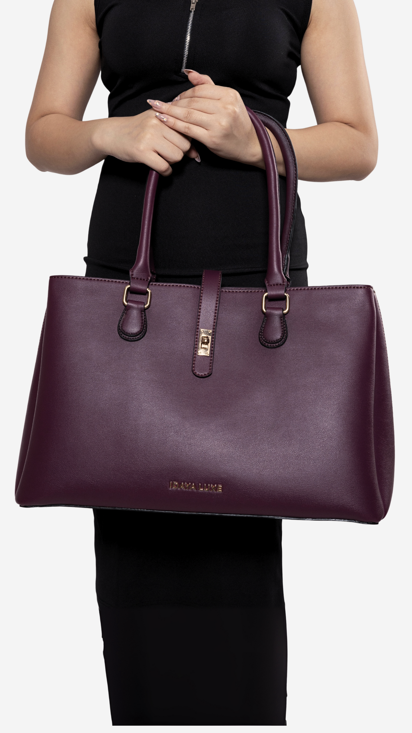 Sira Bag in Cherry - Idaya Luxe