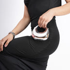 Mini Zerene Clutch in Silver - Idaya Luxe