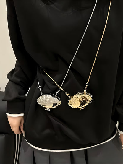 Micro Nysa Clutch in Golden