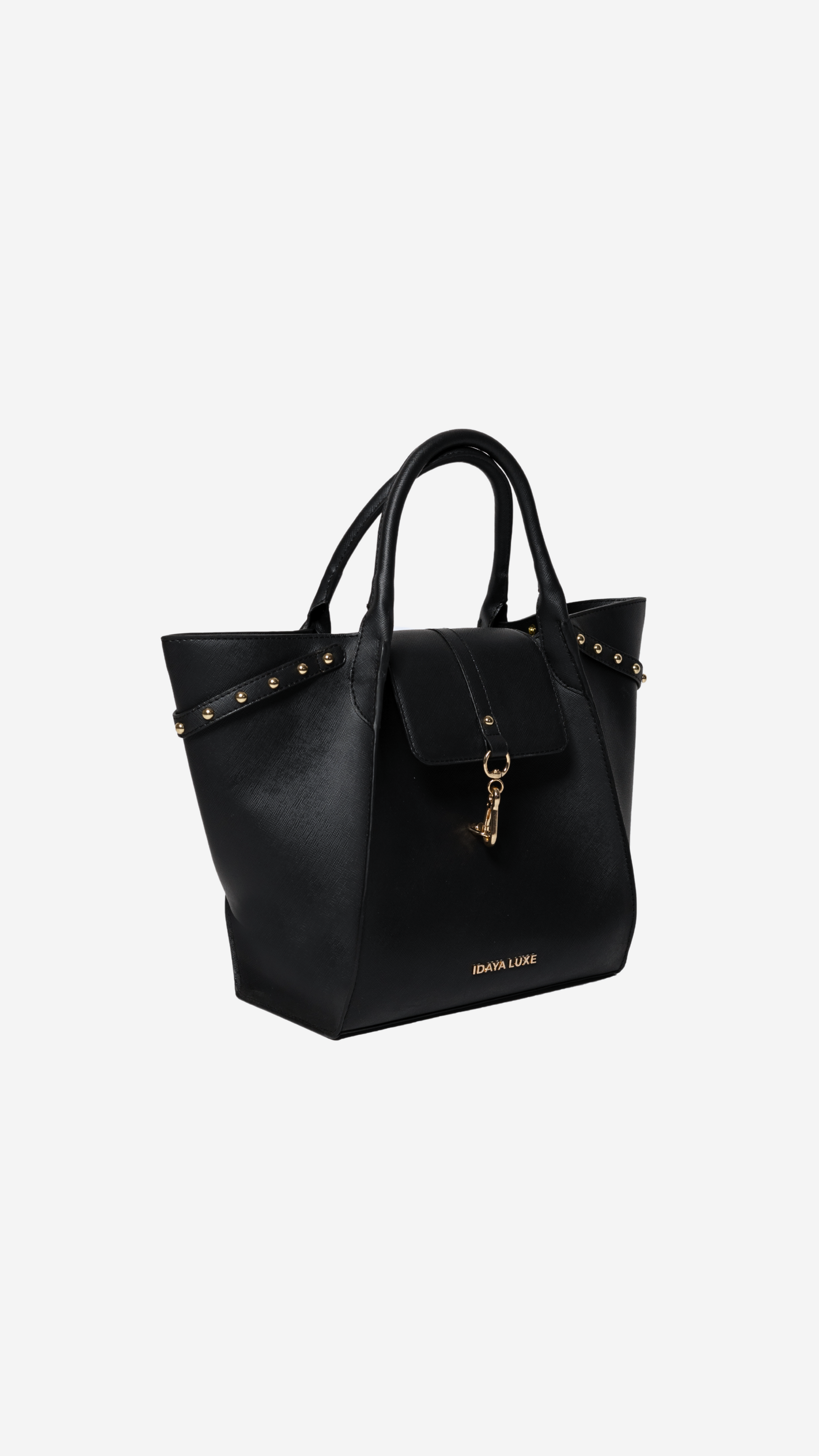 Jada Studded Bag in Black - Idaya Luxe