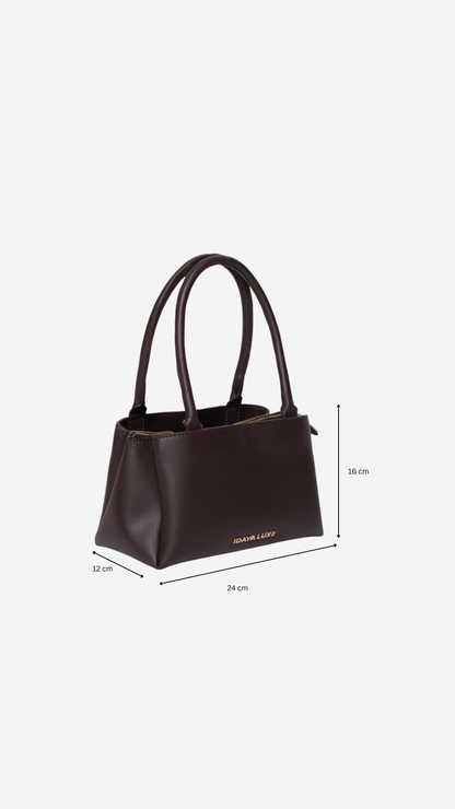 Zoro Shoulder Bag in Brown - Idaya Luxe