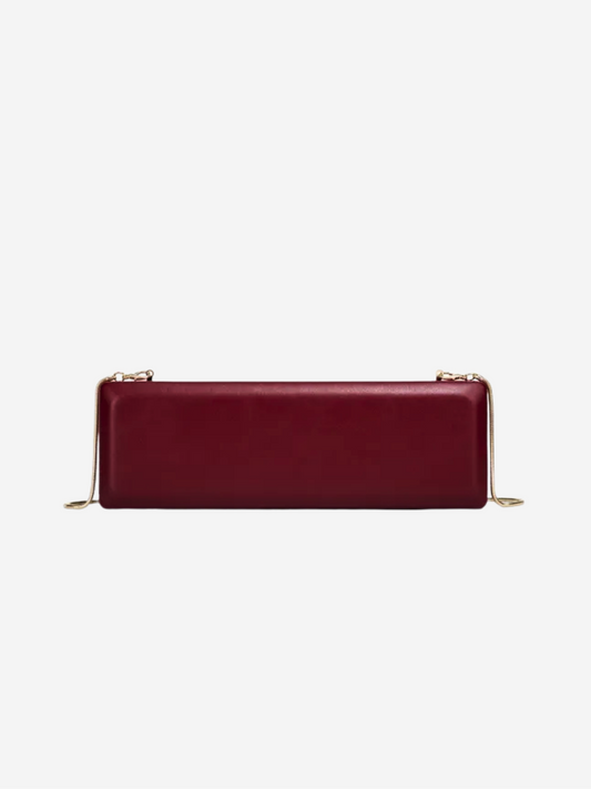 Kayra Clutch in Deep Burgundy