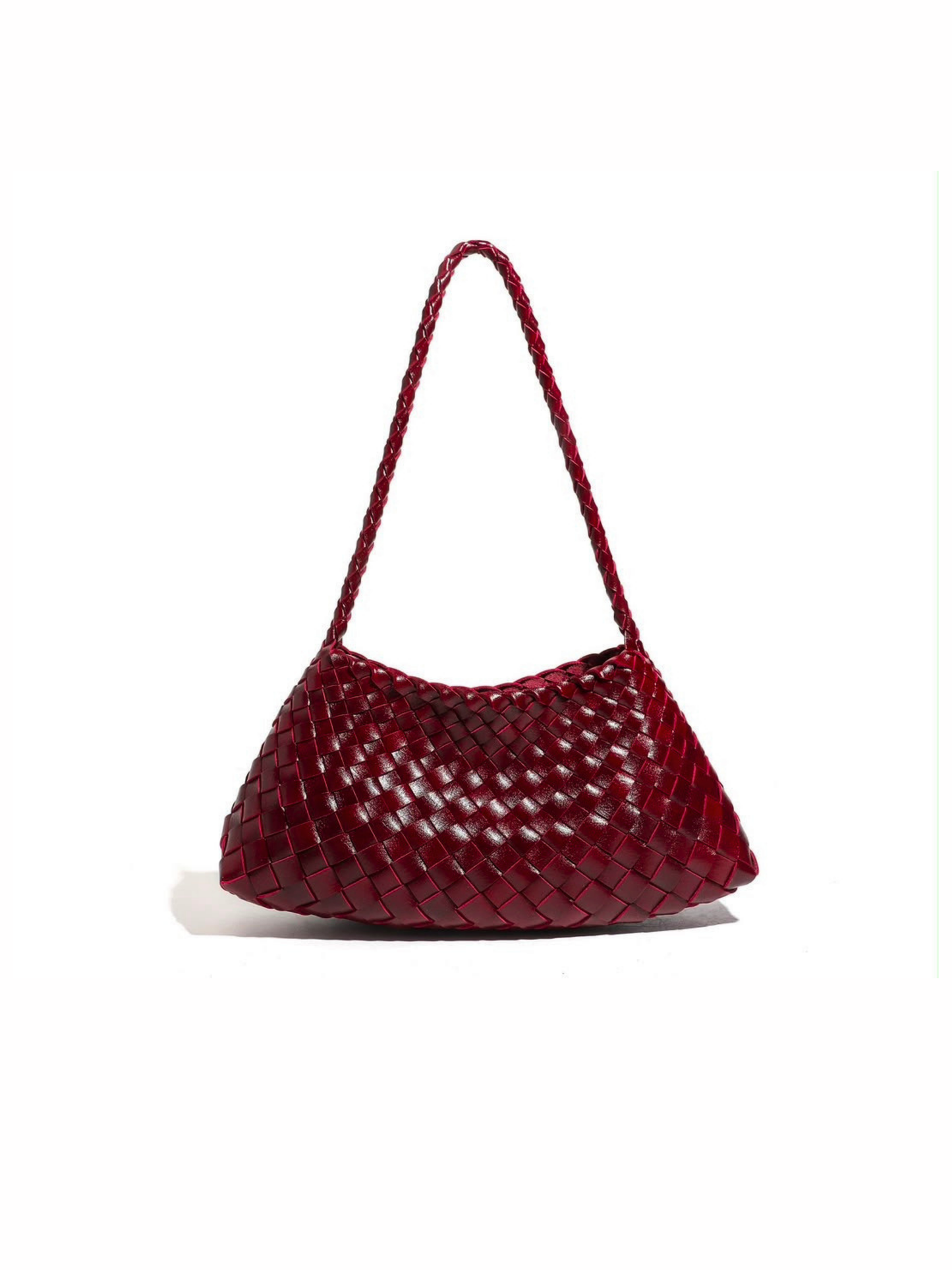 Jada Handcrafted Bag in Deep Burgundy