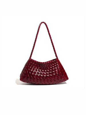 Jada Handcrafted Bag in Deep Burgundy