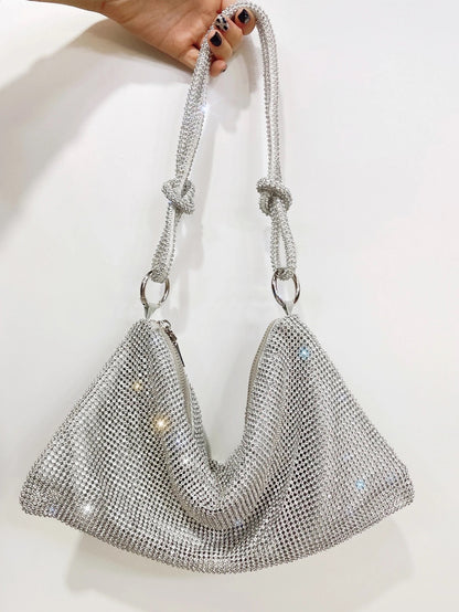 Fia Bag in Silver - Idaya Luxe