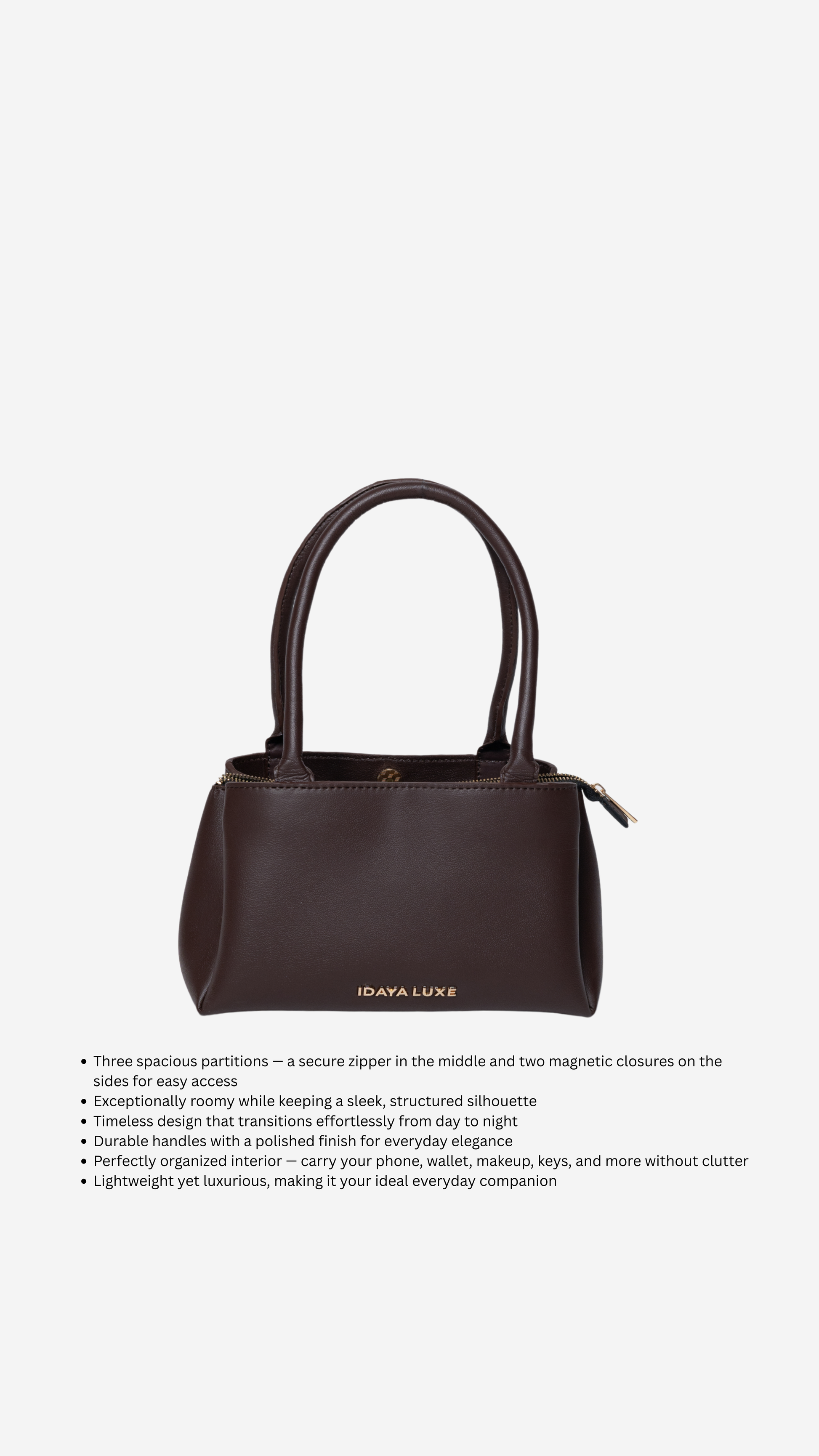 Zoro Shoulder Bag in Brown - Idaya Luxe