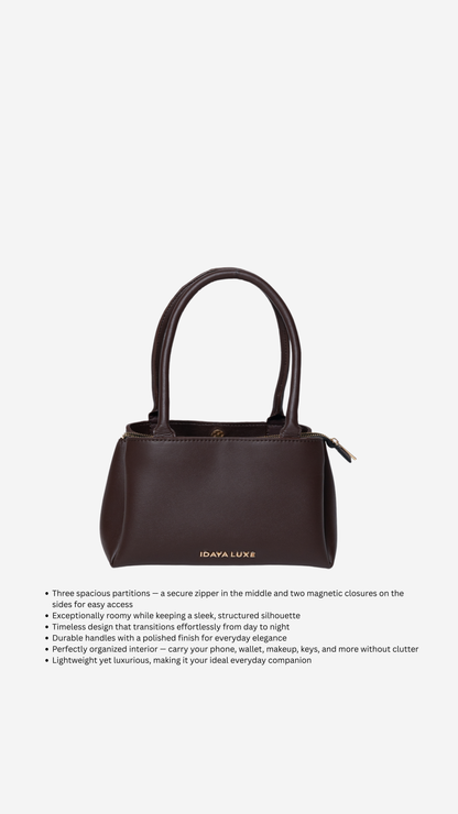 Zoro Shoulder Bag in Brown - Idaya Luxe