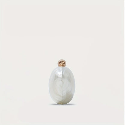 Ira Clutch Bag in White - Idaya Luxe