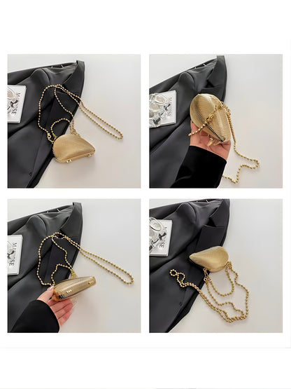 Micro Zyra Clutch in Golden