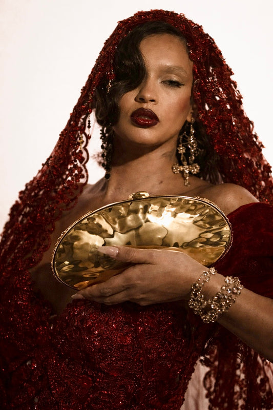 Sienna Clutch in Golden - Idaya Luxe