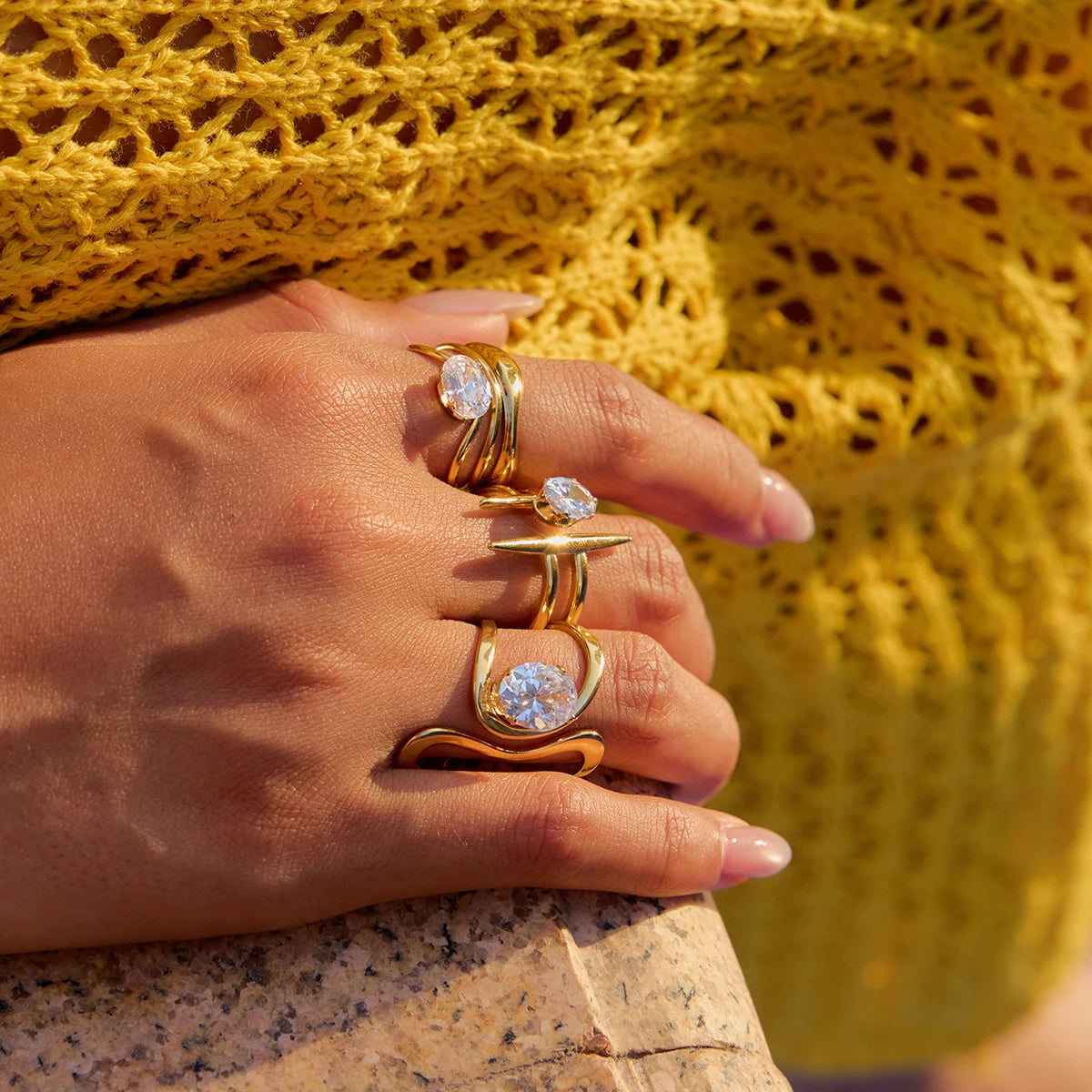 Inea Adjustable Ring - Idaya Luxe