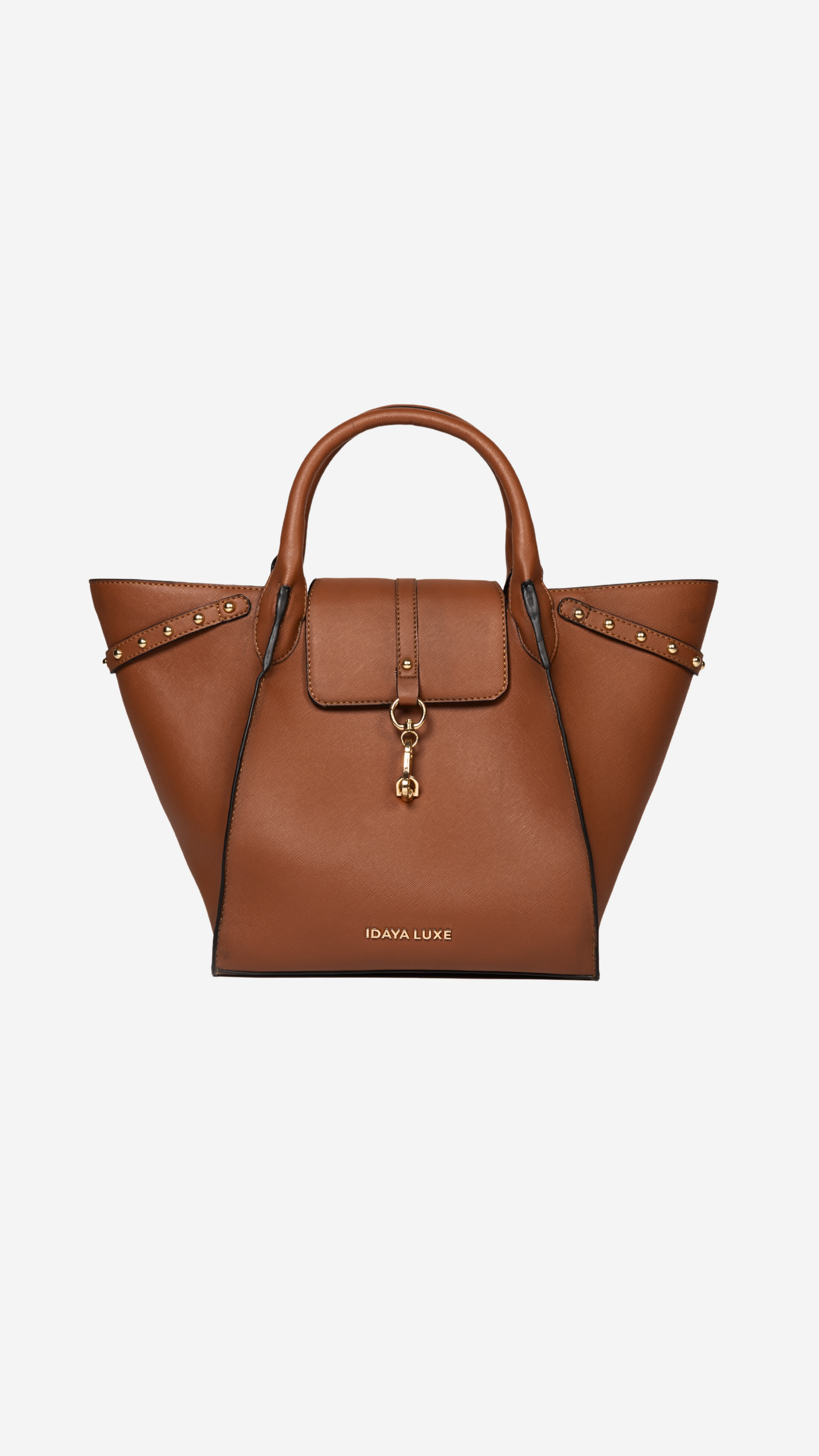 Jada Studded Bag in Brown