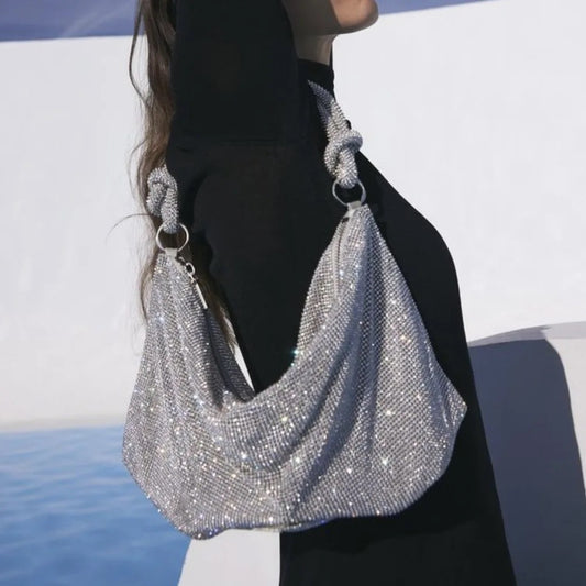 Fia Bag in Silver - Idaya Luxe