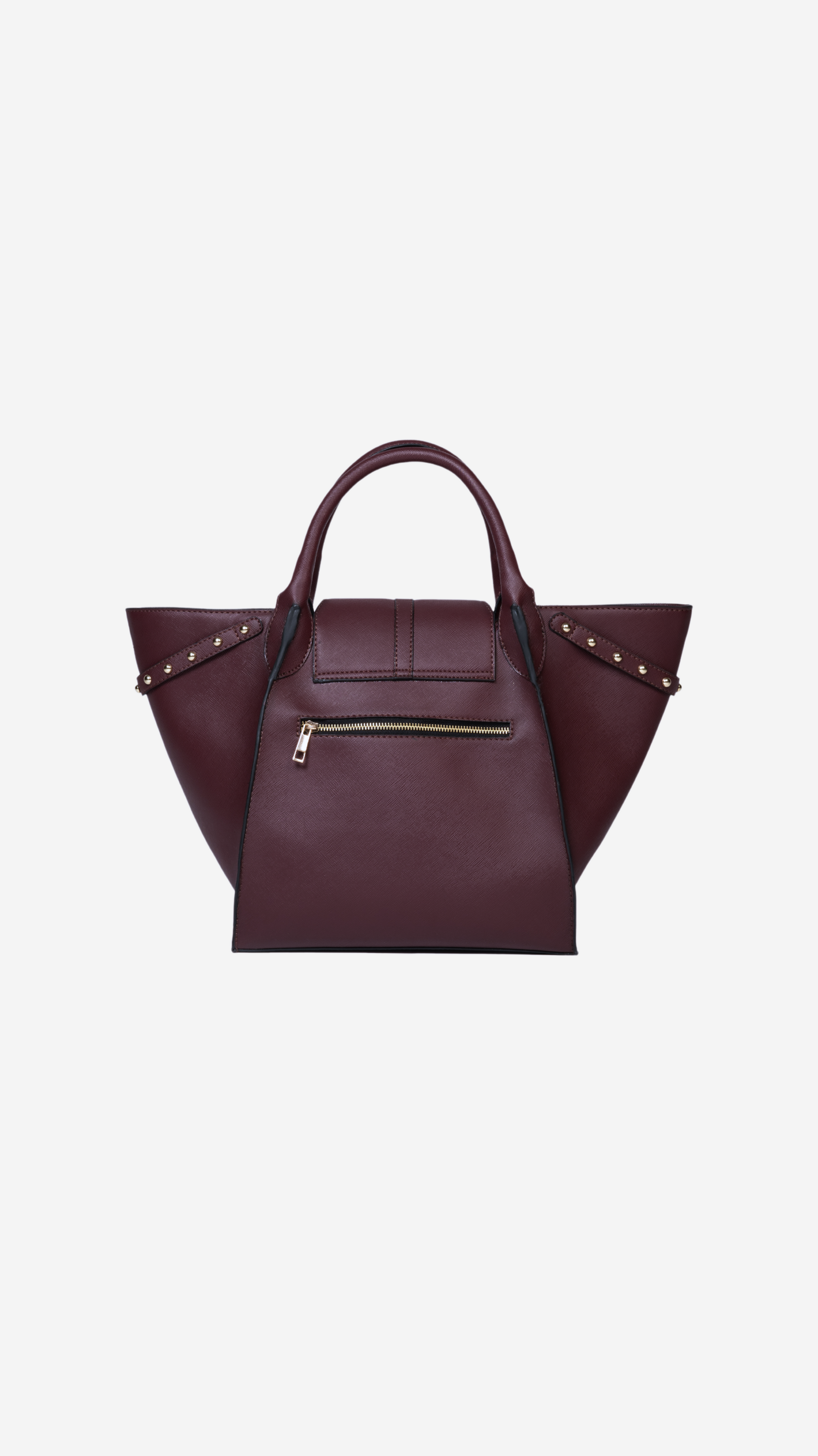 Jada Studded Bag in Cherry