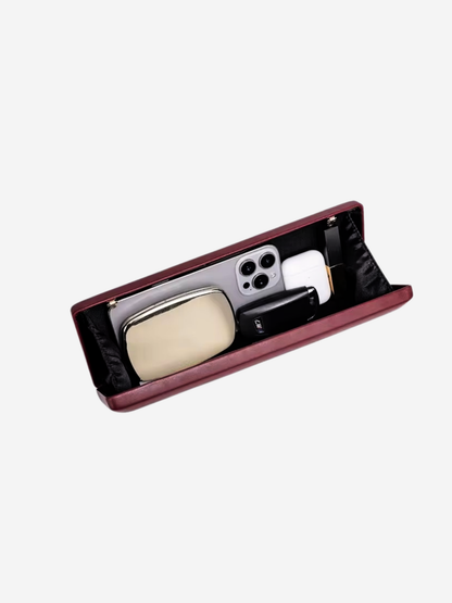 Kayra Clutch in Deep Burgundy