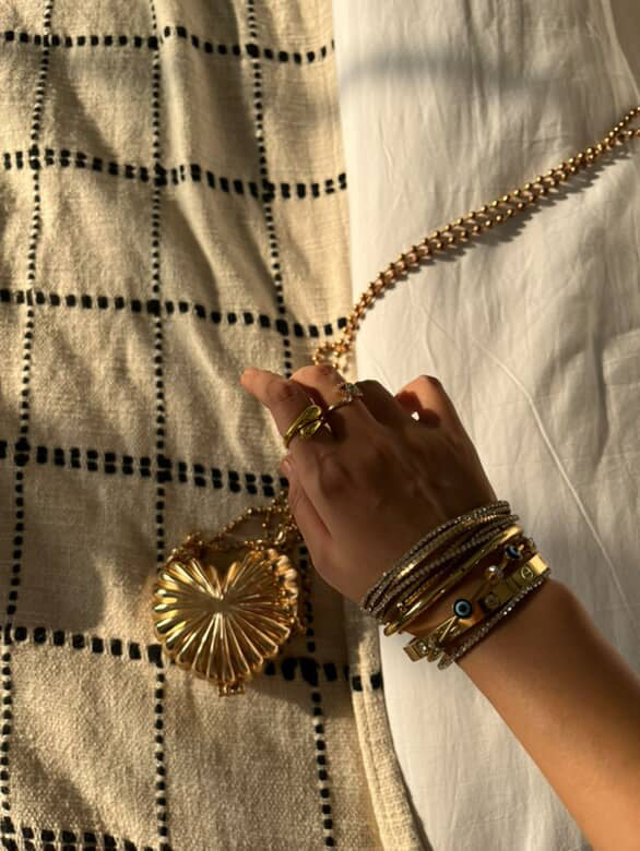 Amour Clutch in Golden - Idaya Luxe