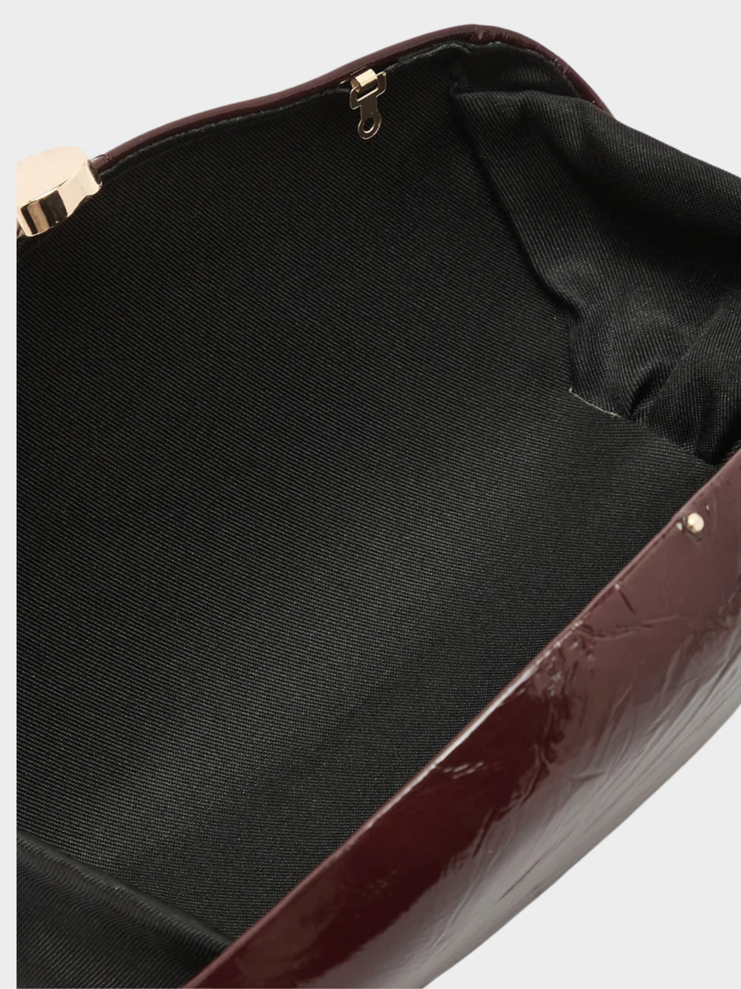 Oro Clutch Bag in Burgundy